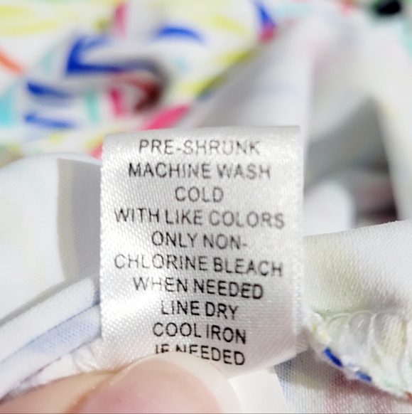 Lulu-B SPF-50 Women Sleeveless Dress Colorful Print Stretch Comfy Size Medium - Picture 12 of 13